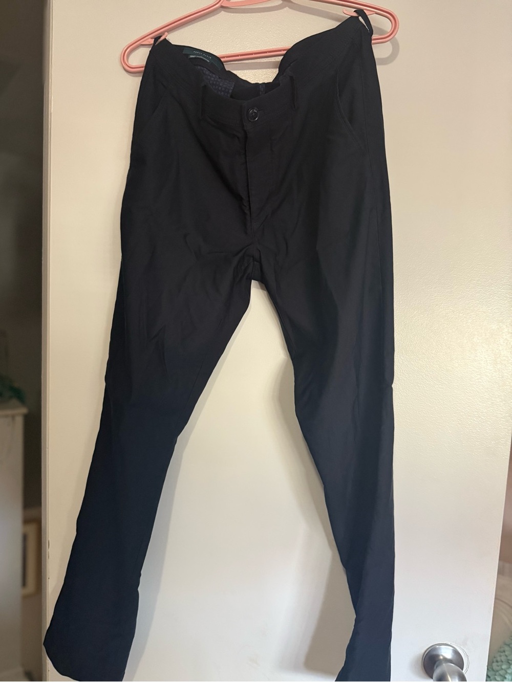 Men's Dark Blue Dress Pants